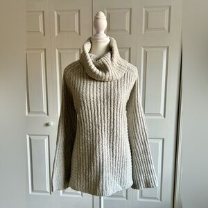 Wide Sleeve Cowl Neck Sweater